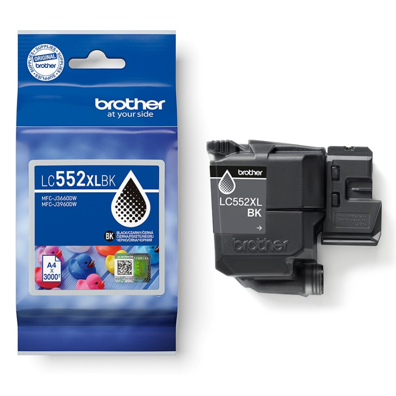 Brother LC-552XLBK - inkoust černý XL