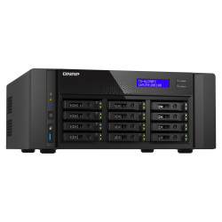 QNAP TS-h1290FX-7302P-256G (AMD EPYC, 256GB ECC RAM, 12x 2,5'' U.2, 2x M.2 NVMe, 2x 2,5GbE, 2x 25GbE)