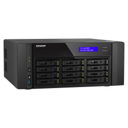 QNAP TS-h1290FX-7302P-256G (AMD EPYC, 256GB ECC RAM, 12x 2,5'' U.2, 2x M.2 NVMe, 2x 2,5GbE, 2x 25GbE)