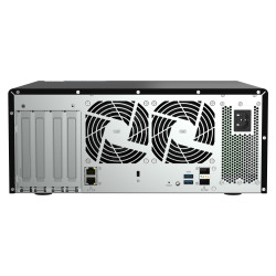 QNAP TS-h1290FX-7302P-256G (AMD EPYC, 256GB ECC RAM, 12x 2,5'' U.2, 2x M.2 NVMe, 2x 2,5GbE, 2x 25GbE)