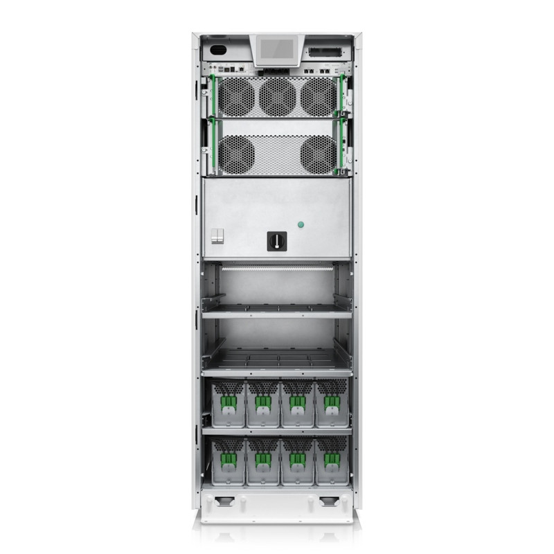 APC - Galaxy VS UPS 30kW 400V pre maximálne 4 vnútorné 9Ah smart modular battery strings, Start-up 5x8