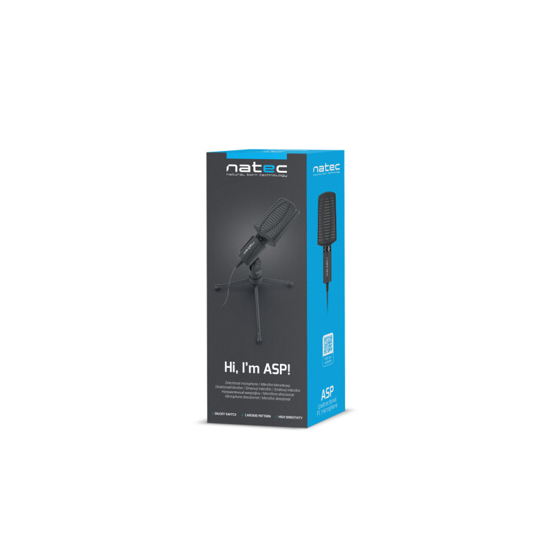 NATEC mikrofón ASP, Mini Jack
