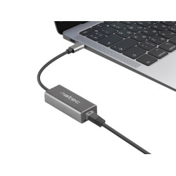 NATEC CRICKET externý Ethernet sieťová karta USB-C 3.1 1X RJ45 1GB kábel