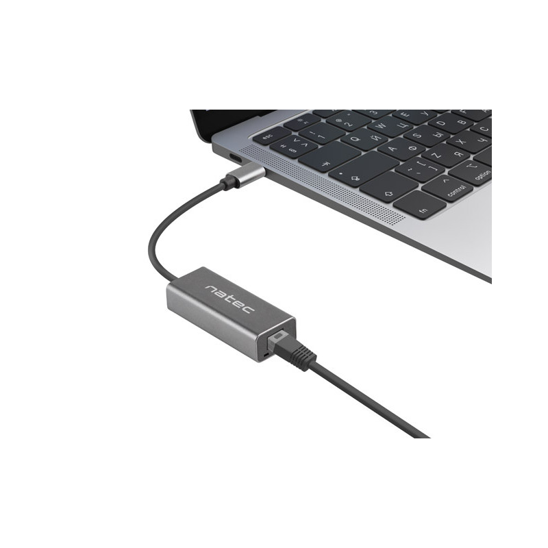NATEC CRICKET externý Ethernet sieťová karta USB-C 3.1 1X RJ45 1GB kábel
