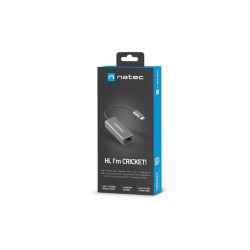 NATEC CRICKET externý Ethernet sieťová karta USB-C 3.1 1X RJ45 1GB kábel