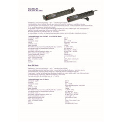 19'' napája.pan.Acar 504WF 5x230V-5m black+prep.ochr