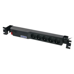 19'' napája.pan.Acar 504WF 5x230V-5m black+prep.ochr