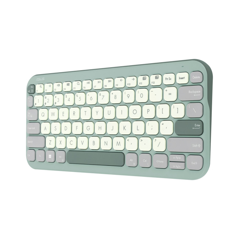 ASUS Marshmallow Keyboard KW100/Bezdrôtová Bluetooth/ CZ- SK layout/Zelená