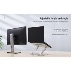 Nillkin ProDesk Adjustable Laptop Stand Grey