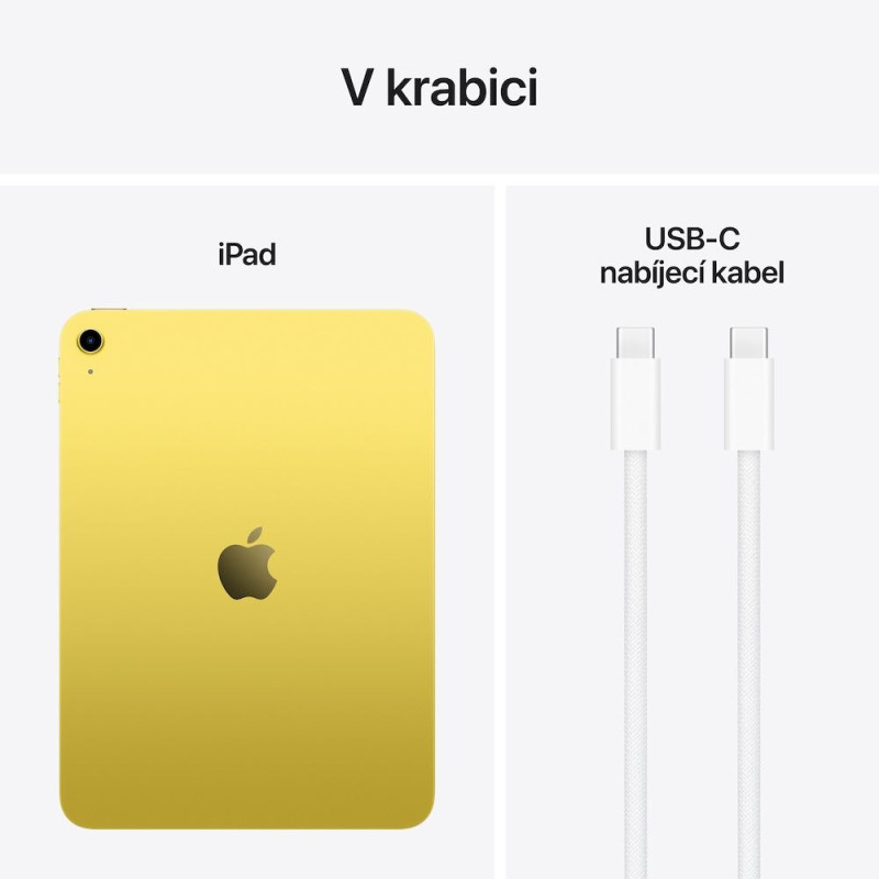 Apple iPad 11'' (A16) - 2025/Wi-Fi/10,9''/2360x1640/128GB/iPadOS18/Yellow