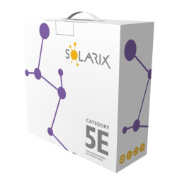 Instalačný kábel Solarix CAT5E UTP LSOH Dca-s1,d2,a1 100m/box SXKD-5E-UTP-LSOH