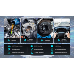 VIKING - TOPDON diagnostické zariadenie TopScan Pro/OBD 2 funkcie/13 špeciálnych funkcií/Android/iOS/aplikácie