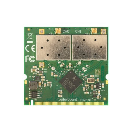 Mikrotik R52HnD MiniPCI karta s MMCX konektormi