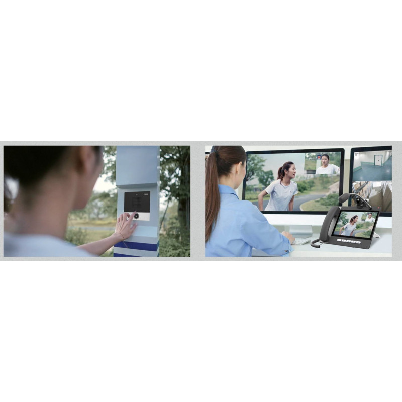 GRANDSTREAM - Fanvil i10SV SIP interkom, 2SIP, 1x konf. hr., 2MPxkamera, H.264, IP54
