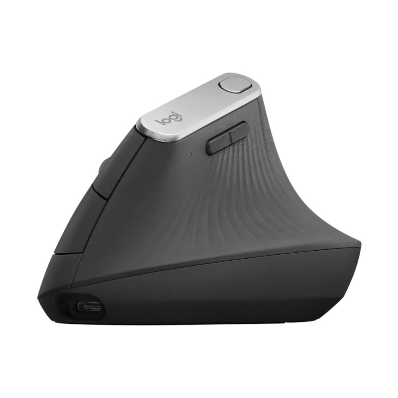 LOGITECH OEM - Logitech MX Vertical/Vertikálna/Optická/Pre pravákov/4 000 DPI/USB+BT/Grafitová