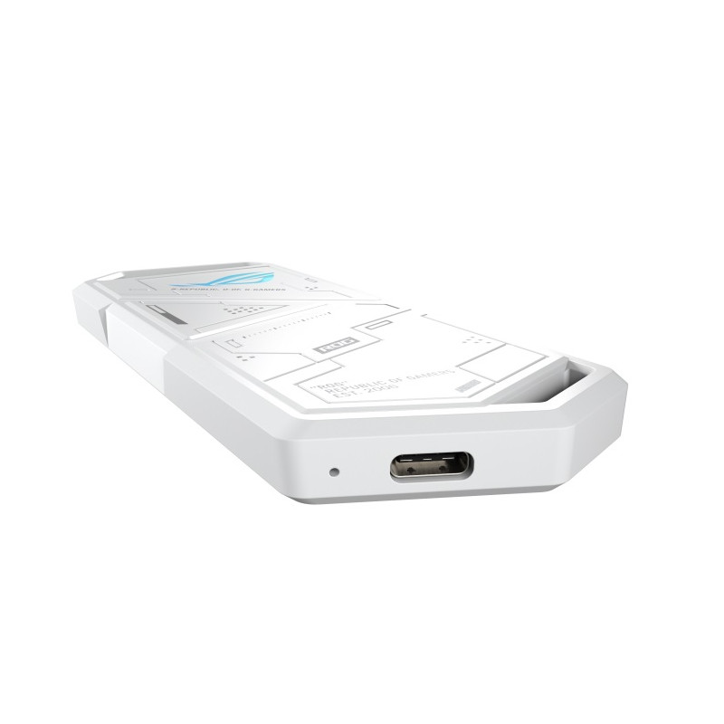 ASUS STRIX ARION biely M.2 NVMe Alu SSD 10 Gbps USB-C/A case (ESD-S1C)