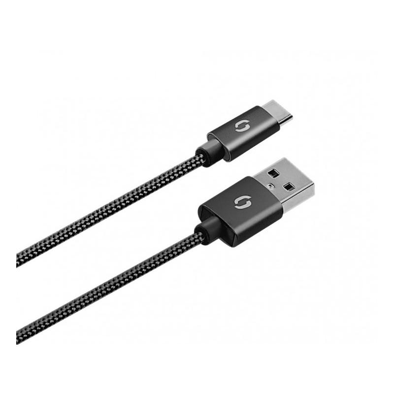 ALIGATOR Chytrá nabíjačka do auta 3.4A, 2xUSB, smart IC, čierna, USB-C kábel