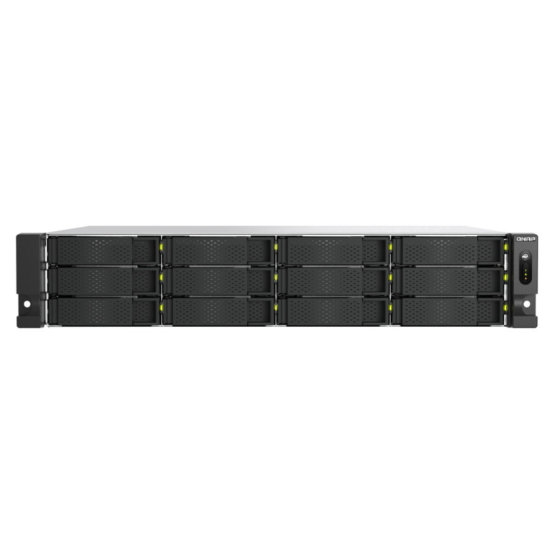 QNAP TS-h1465U-RP-8G (Intel 4core, ZFS, 8GB DDR5 RAM, 12x SATA + 2x E1.S, 1x PCIe, 2x 2,5GbE)