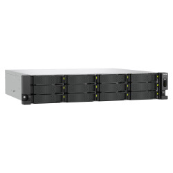 QNAP TS-h1465U-RP-8G (Intel 4core, ZFS, 8GB DDR5 RAM, 12x SATA + 2x E1.S, 1x PCIe, 2x 2,5GbE)