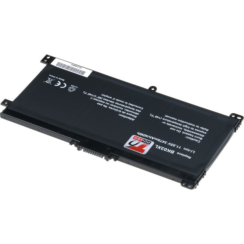 Batérie T6 Power HP Pavilion 14-ba000, 14-ba100, 14-ba200 x360 séria, 3470mAh, 40Wh, 3cell, Li-ion