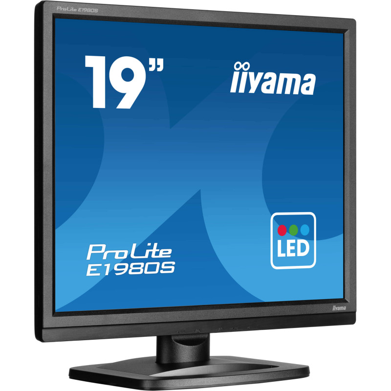 iiyama ProLite/E1980S/19''/TN/1280x1024/75Hz/3ms/Black/3R