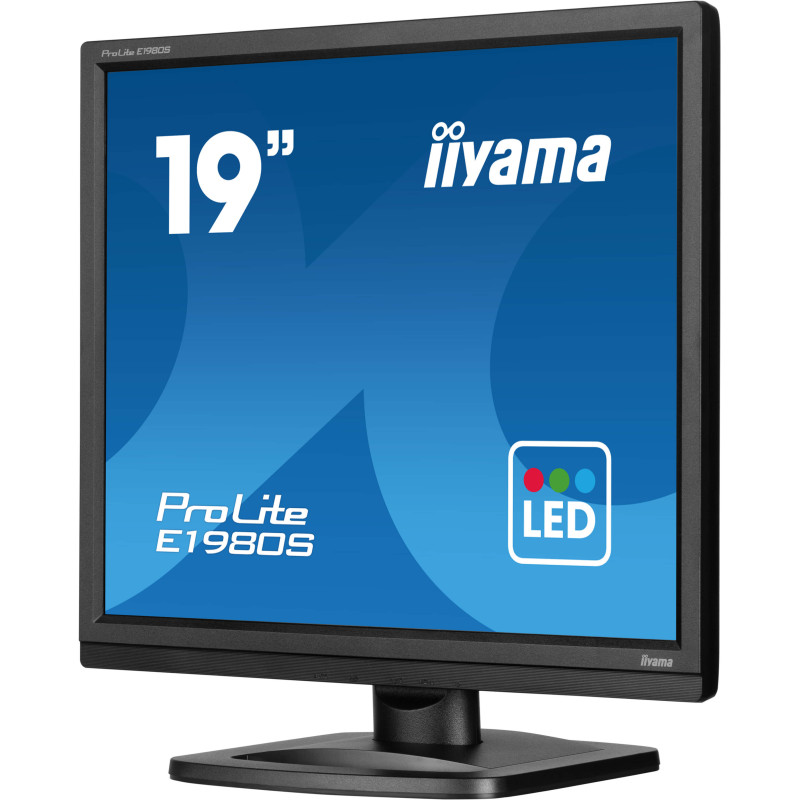 iiyama ProLite/E1980S/19''/TN/1280x1024/75Hz/3ms/Black/3R