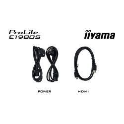 iiyama ProLite/E1980S/19''/TN/1280x1024/75Hz/3ms/Black/3R