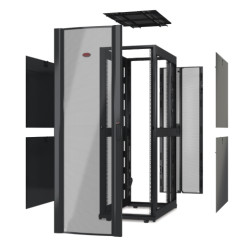 APC - Netshelter SX 42U 600mm Wide x 1200mm Deep Enclosure Without Sides Black