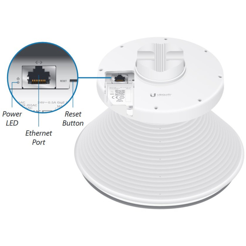 Ubiquiti IS-5AC - 5 GHz IsoStation AC, airMAX AC, 45°