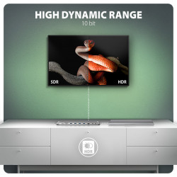 AXAGON HMC-10HLS, USB 5Gbps húb, 4x USB-A, HDMI 4k/60Hz, RJ-45 GLAN, SD/mSD, PD 100W, kábel 25cm