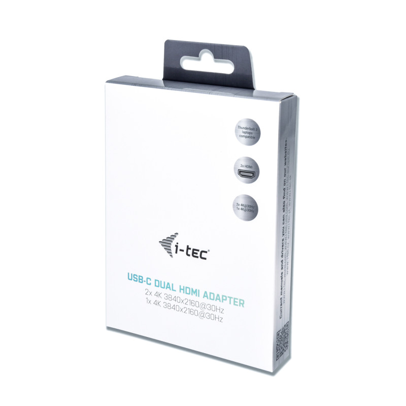 i-tec USB-C na 4K Dual HDMI video adaptér