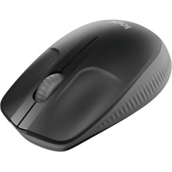Logitech M190/Kancelárska/Optická/1 000 DPI/Bezdrôtová USB/Čierna