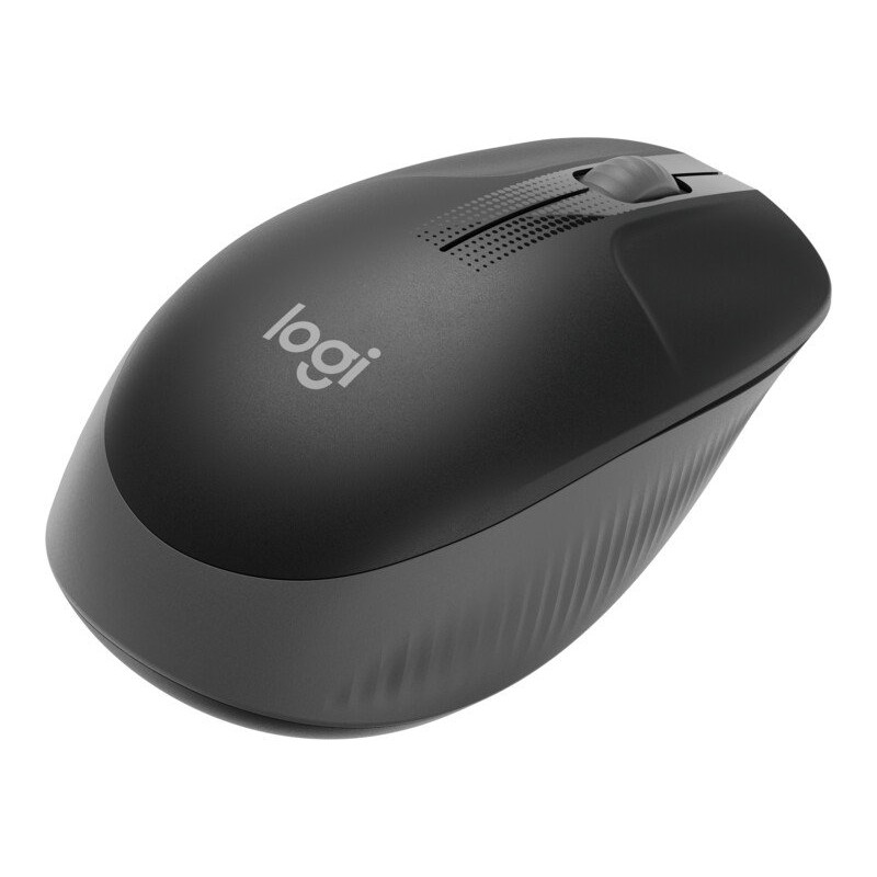 Logitech M190/Kancelárska/Optická/1 000 DPI/Bezdrôtová USB/Čierna