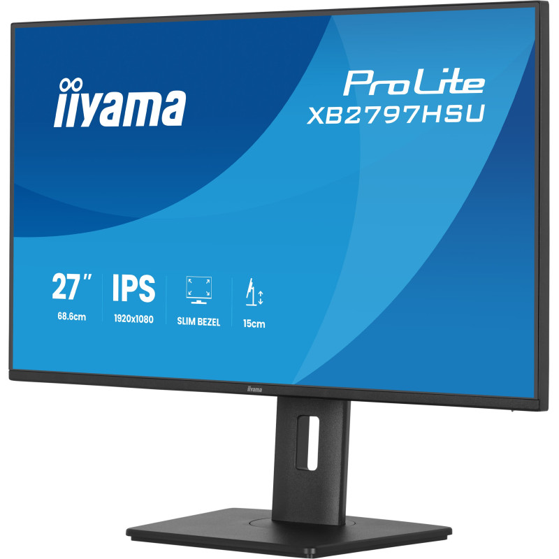 iiyama ProLite/XB2797HSU-B1/27''/IPS/FHD/120Hz/4ms/Čierna/5R