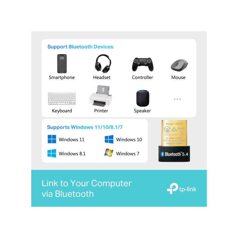 TP-Link UB600 Bluetooth 6.0 Nano USB adaptér