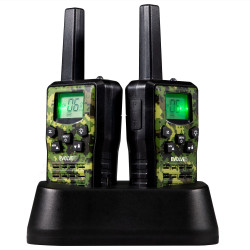 EVOLVEO FreeTalk 2W, PMR vysielačka s výkonom 0,5 a 2W, poľovnícka kamufláž