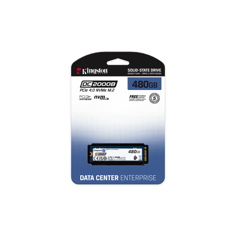 Kingston DC2000B/480GB/SSD/M.2 NVMe/5R