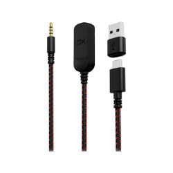 HyperX Cloud III/ANC/Jack/Čierna-červená