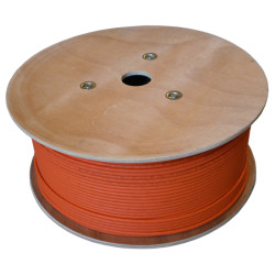 DATACOM S/FTP drôt CAT7 LSOH 100m oranžový