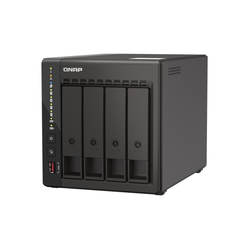 QNAP NVR QVP-41C (4core 2,6 GHz, 8GB RAM, 4xSATA, 2x2,5GbE, 2xM.2 slot, 2xHDMI, kamery: 8 (max 24)