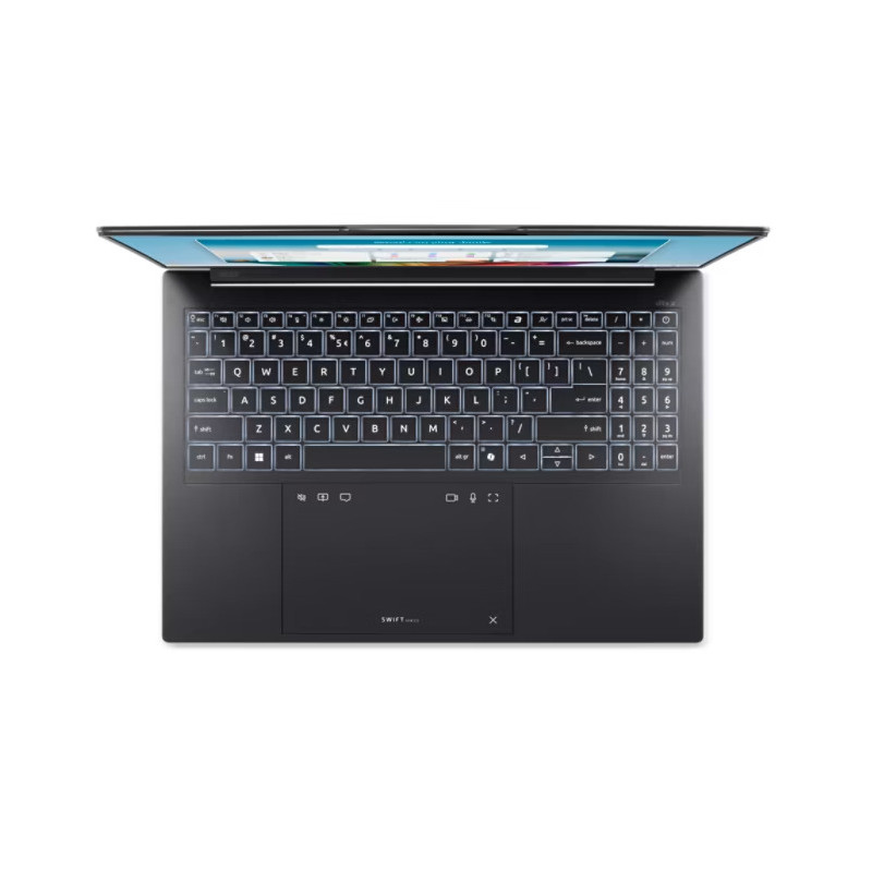 Acer Swift Go 16 AI/SFG16-I71-75VK/U7-355/16''/WUXGA/16GB/512GB/Intel int/W11H/Gray/2R