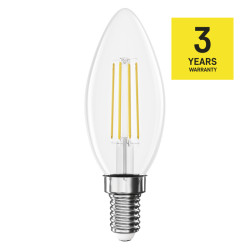 EMOS LED FLM CANDLE 3,4 W (40 W) 470lm E14 WW