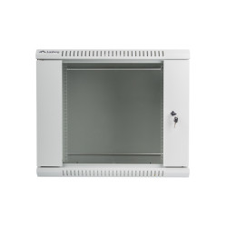 LANBERG - Nástenný rack 19'' 9U 600X450mm šedý flat pack