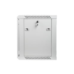 LANBERG - Nástenný rack 19'' 9U 600X450mm šedý flat pack