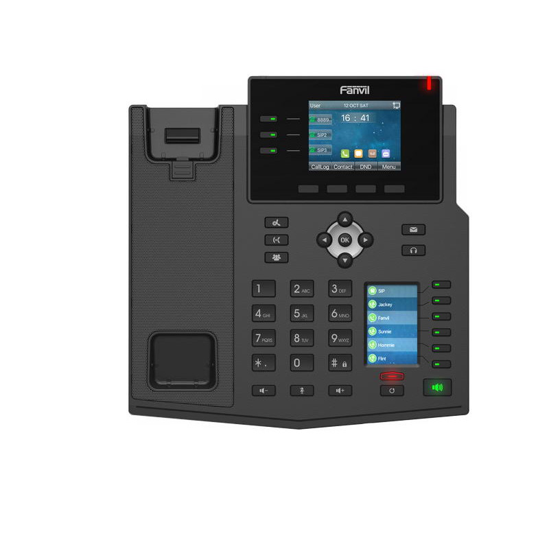 GRANDSTREAM - Fanvil X4U SIP telefón 2,8'' bar.disp. + 2,4'' disp., 12SIP, 3link.tl., 30DSS hr., dual Gbit