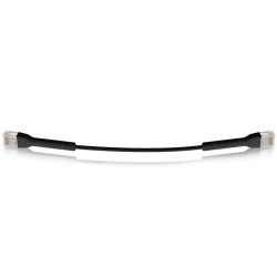 Ubiquiti U-Cable-PATCH-RJ45-BK, Ethernet Patch Kabel, 0,1m (0,22m s konektormi), Cat6, černý