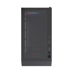GEMBIRD Fornax 900/Midi Tower/Transpar./Čierna