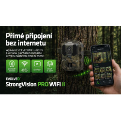 EVOLVEO StrongVision PRE WiFi II, fotopasca & bezpečnostná kamera, 10.000mAh