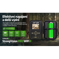 EVOLVEO StrongVision PRE WiFi II, fotopasca & bezpečnostná kamera, 10.000mAh