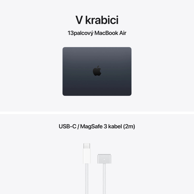 Apple MacBook Air 13''/M5/13,6''/2560x1664/16GB/1TB/M5/Tahoe/Midnight/1R